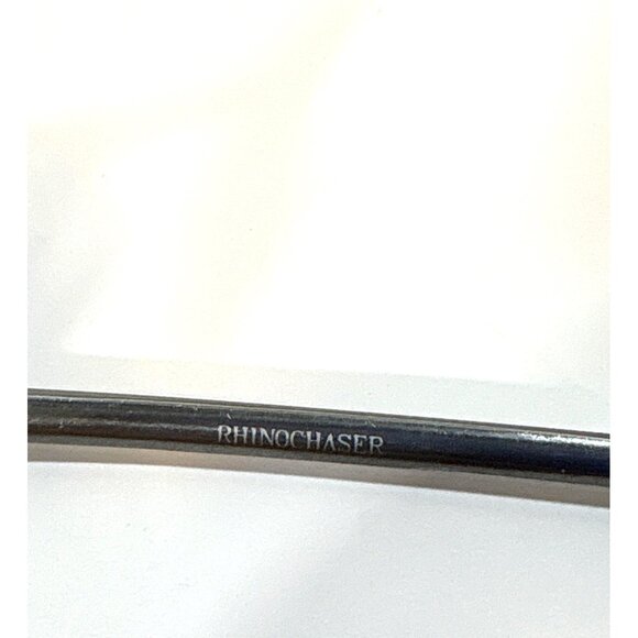 Oakley Rhinochaser Rectangular Metal Frame Eyeglasses Silver & Black - Picture 3 of 3